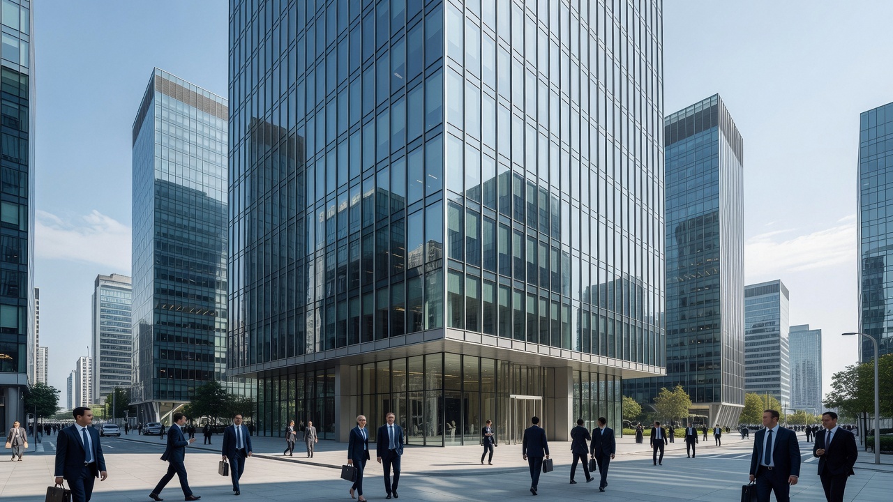 A bank headquarters building, symbolising state-linked financial institutions