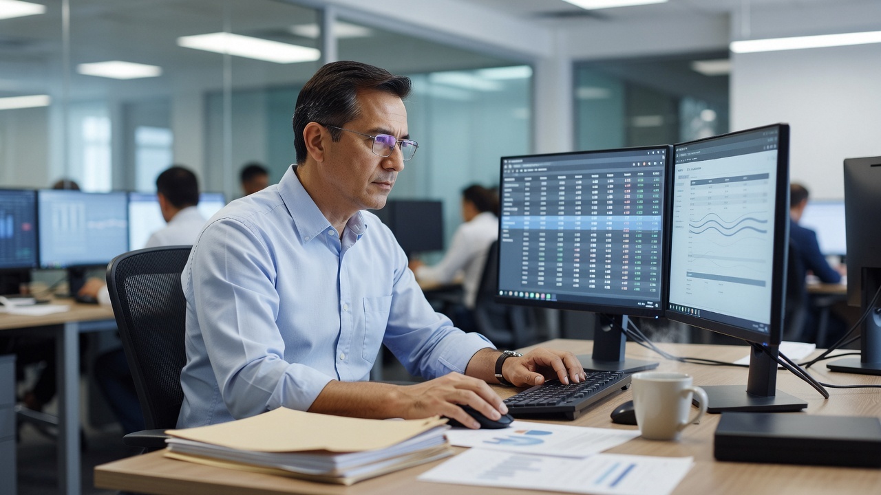 A compliance analyst preparing a suspicious activity report