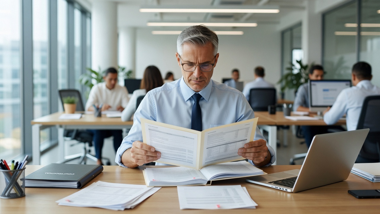 A compliance officer conducting an enhanced review of a customer file